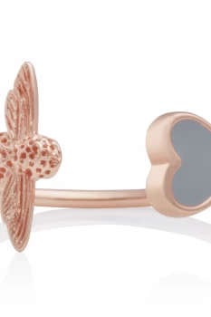 Image of Love Bee Grey & Rose Gold Ring
