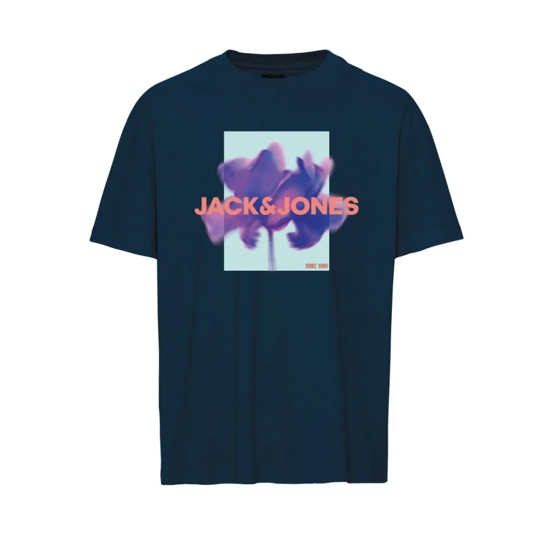 Image of jack & jones T-Shirt Jack & Jones Florals Bleu Male S