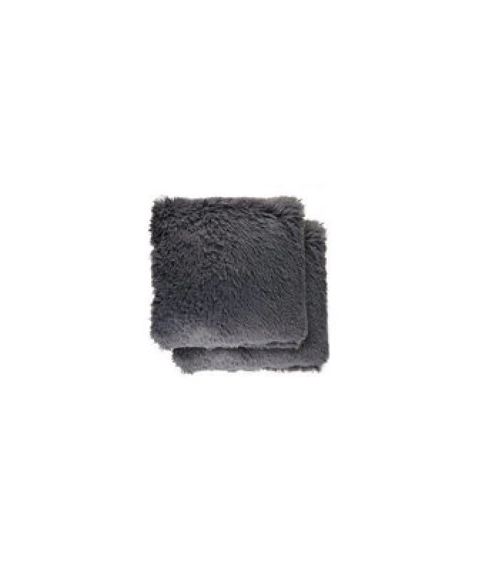 Image of Teddy Cushion Cover In Charcoal