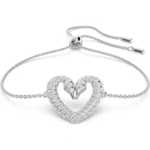 Image of Una Heart Bracelet Rhodium plated 5625534