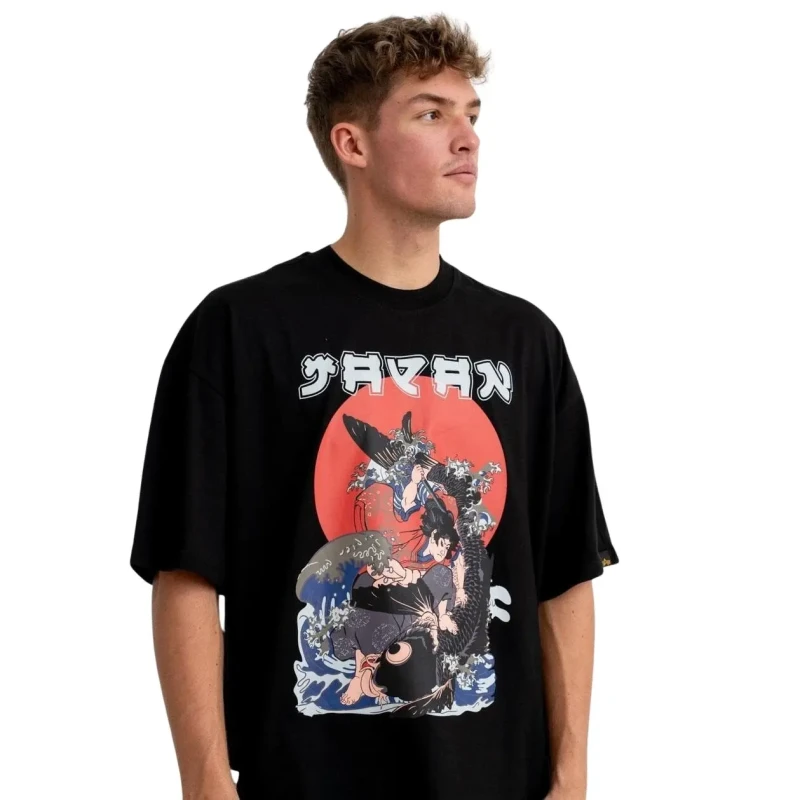 Image of alpha industries T-Shirt Alpha Industries Japan Warrior Noir Male XL