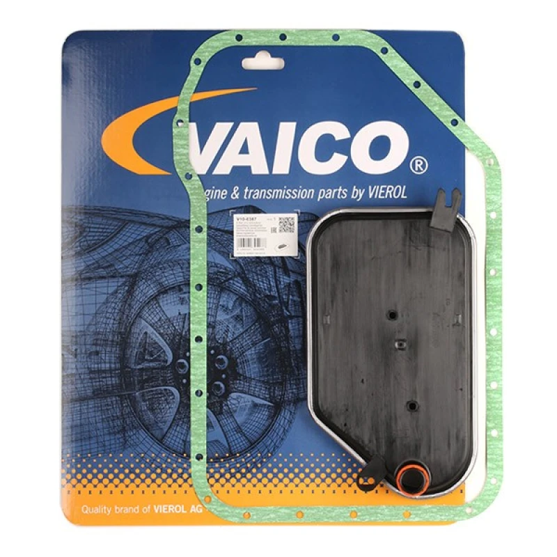 Image of VAICO V10-0387 Hydraulic Filter Set, automatic transmission with gasket/seal, EXPERT KITS + Hydraulic Filter Set,automatic transmission (3843)