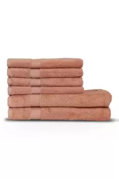 Image of Loft Combed Cotton 6 Piece Hand/Bath Towel Bale