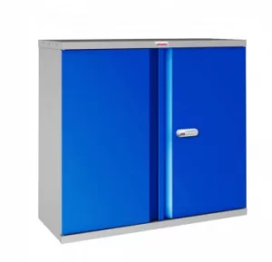 Image of Phoenix SCL0891GBE Blue Steel Storage Cupboard 830mm with Electronic Lock