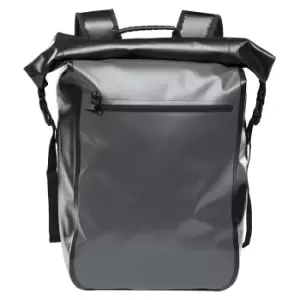 image of Stormtech Kemano Waterproof Backpack (One Size) (Black/Graphite Grey)