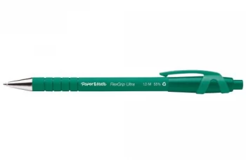 image of Paper Mate Flexgrip Ultra Medium Tip 1.0 mm Green Ink Pack 12 56218NR