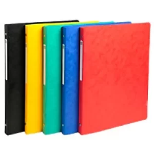 image of Exacompta Ring Binder Mottled pressboard A4 4 ring Assorted colours Pack of 20