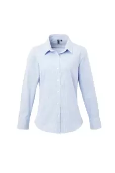 image of Microcheck Long Sleeve Shirt