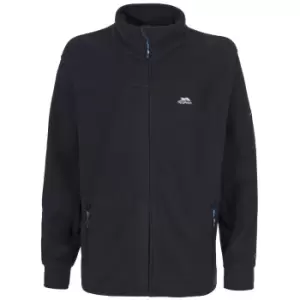 image of Trespass Mens Bernal Full Zip Fleece Jacket (XXS) (Black)