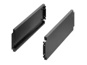 Image of Rittal Rack Panel, 40HP, No, Black, Steel