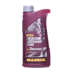 Image of MANNOL Automatic Transmission Fluid MERCEDES-BENZ,BMW,OPEL MN8206-1 M2C138CJ,M2C166H,MERCONV 2361
