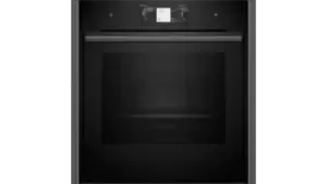 Neff B64VT73G0B N90 Slide and Hide Built-In Electric Single Oven Graphite