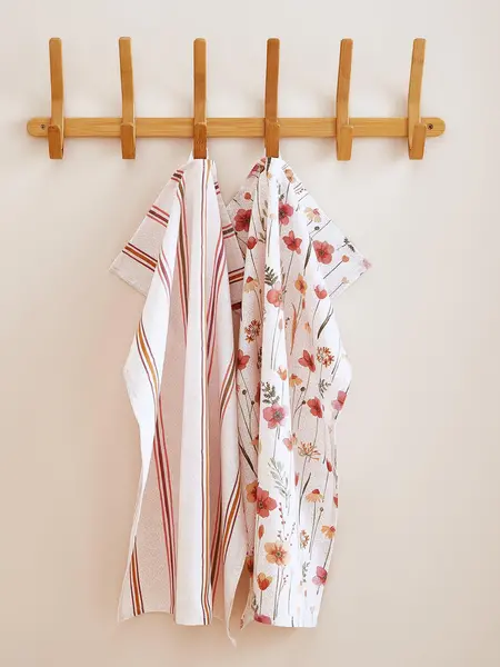 Image of Catherine Lansfield Flowers Tea Towels