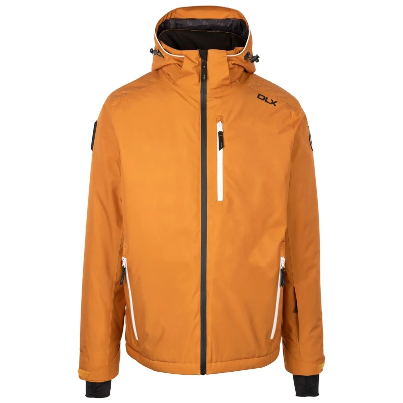 Image of Trespass Trespass Men Graham DLX Ski Jacket in Amber Size: X-Small Amber XS Male 5063703822695