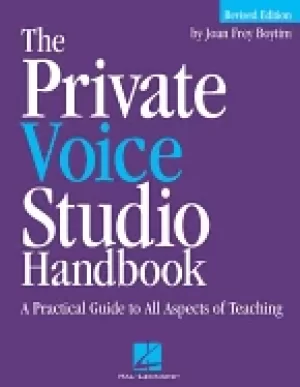 Image of private voice studio handbook a practical guide to all aspects of teaching