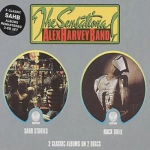 Image of Sahb Stories/Rock Drill 2 CLASSIC ALBUMS ON 2 DISCS by The Sensational Alex Harvey Band CD Album