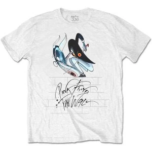 Image of Pink Floyd - The Wall Teacher Unisex Small T-Shirt - White