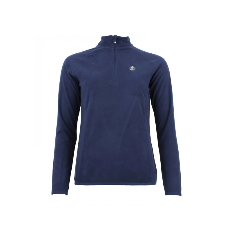 Image of Womens 1/2 zip fleece Peak Mountain Micro Bleu Female L