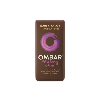 image of Acai & Blueberry Bar - 35g x 10 - 78832 - Ombar