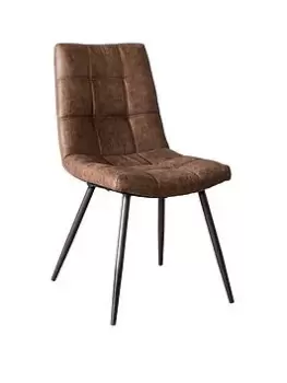 Image of Hometown Interiors Alpha Brown Chair 2Pk