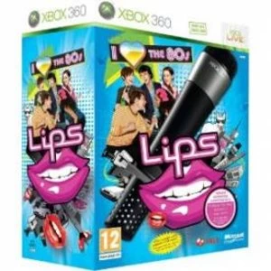 Image of Lips I Love the 80s Game and Wireless Microphone