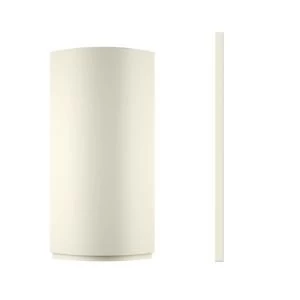Image of Cooke Lewis Appleby High Gloss Cream Tall curved door filler panel Set of 2