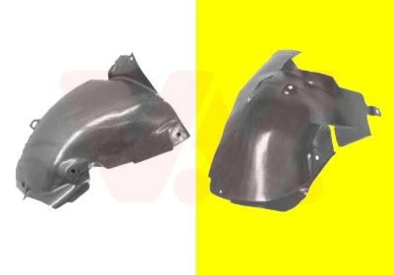 Image of VAN WEZEL Wheel arch liner VAN WEZEL 4366435