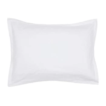 image of Murmur Calm Oxford Pillowcase - WHITE