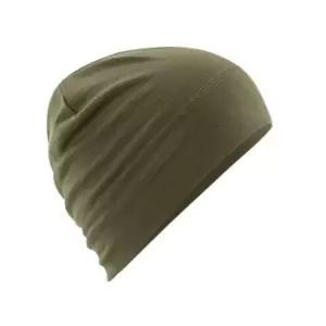 Image of Beechfield Merino Wool Beanie (One Size) (Black)