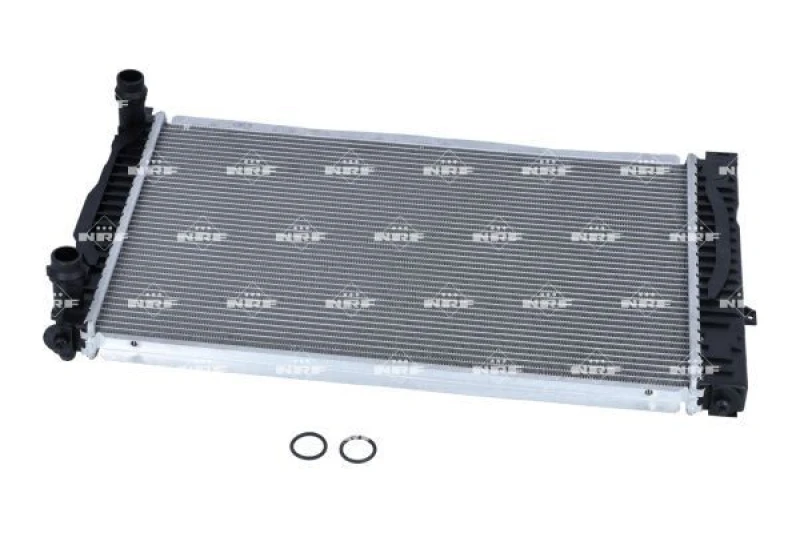 Image of NRF 56127 Engine radiator Brazed cooling fins, Aluminium, with gaskets/seals Aluminium Radiator,engine cooling (470)