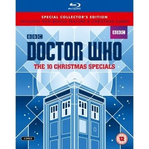 image of Doctor Who The Ten Christmas Specials Collectors Edition Bluray