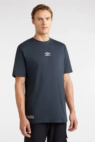 image of Umbro City Silo Crew Tee Grey