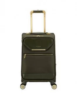 Image of Ted Baker Albany Small 4 Wheel Olive Suitcase