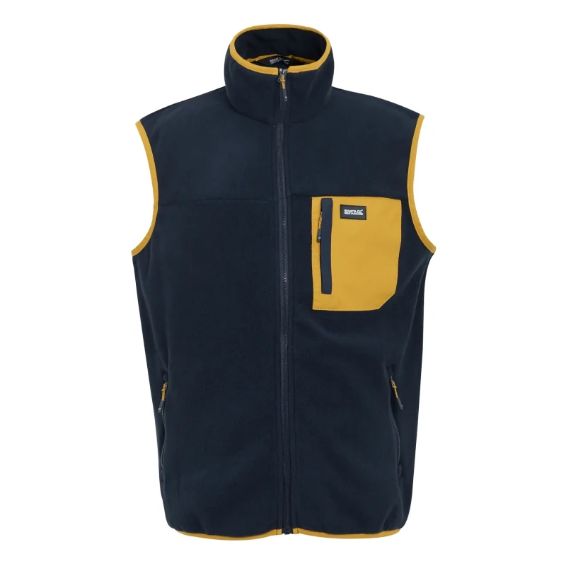 Image of Regatta Regatta Men 'Frankie' Fleece Bodywarmer in Blue Size: 3X-Large Blue XXXL Male 5063516010340