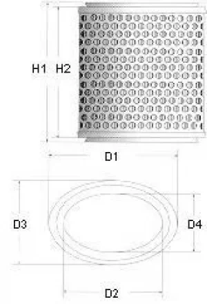 Image of Champion V414 CAF100414C Air Filter Insert