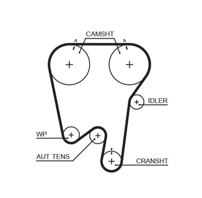 Image of GATES Timing Belt GATES 5378XS