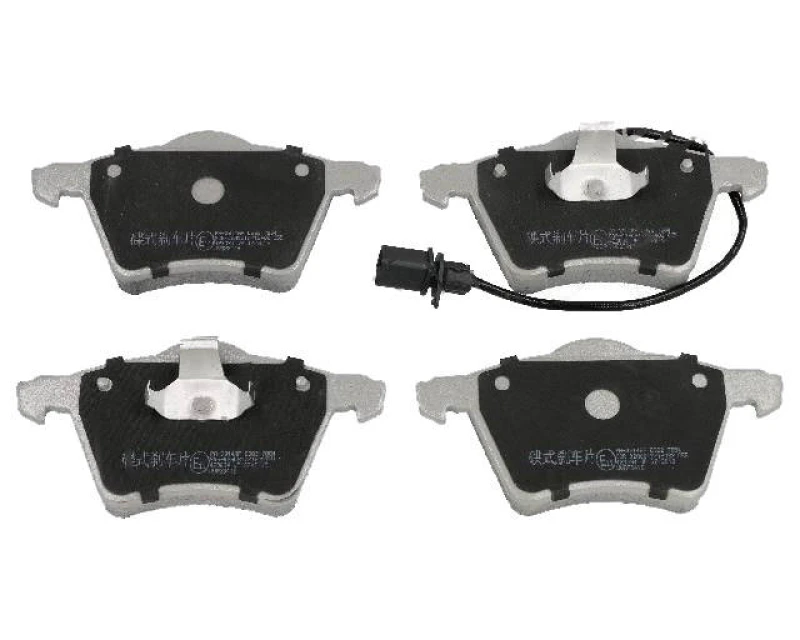 Image of ASHIKA 50-00-0314 Brake pad set Front Axle, incl. wear warning contact, with piston clip Brake Pad Set,disc brake (402)
