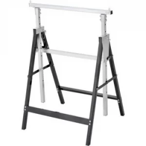 image of TOOLCRAFT 200 kg 1399645 Trestle folding, height-adjustable 200 kg (W x D) 680 mm x 580 mm 6.1 kg