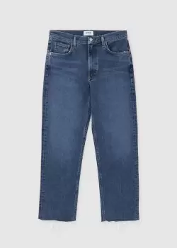 image of Agolde Womens Kye Straight Leg Jeans In Mirage