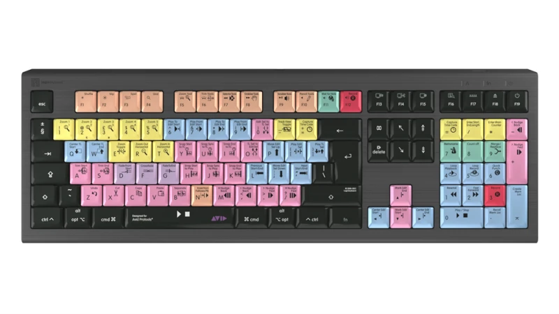Image of Logickeyboard Logickeyboard ASTRA 2 keyboard USB QWERTY English Black LKB-PT-A2M-UK
