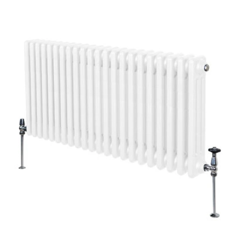 Image of Monstershop Traditional 3 Column Radiator - 600 x 1012mm - White White unisex