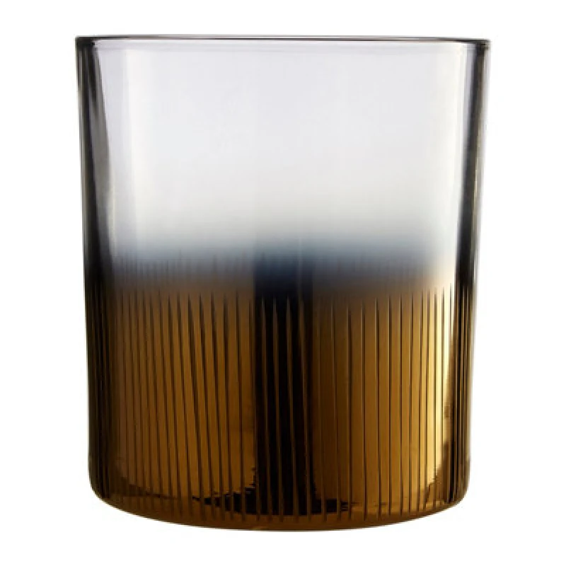 Image of Premier Housewares Complements Glass Tealight Holder Gold