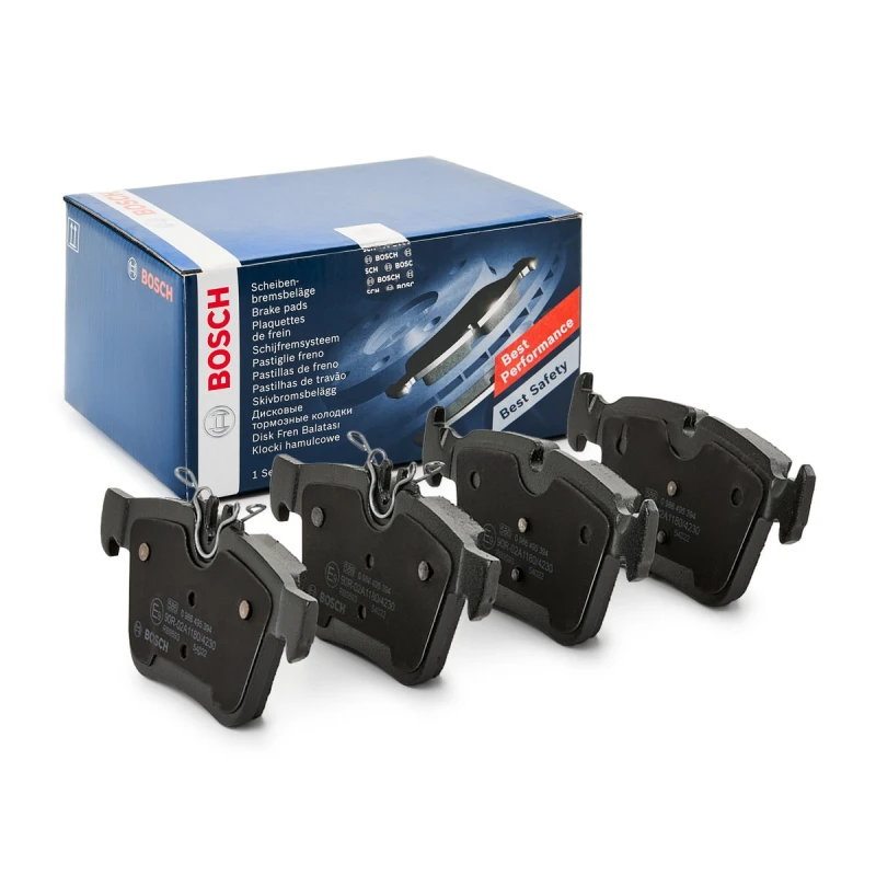 Image of Bosch 0 986 495 394 Brake pad set with piston clip Low-Metallic Brake Pad Set,disc brake (402)