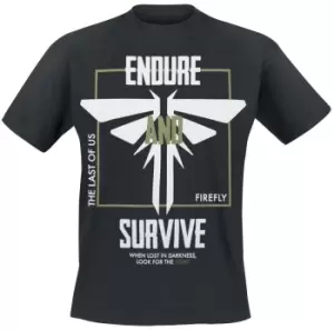 Image of The Last Of Us Run stalk click shamble bloat T-Shirt black