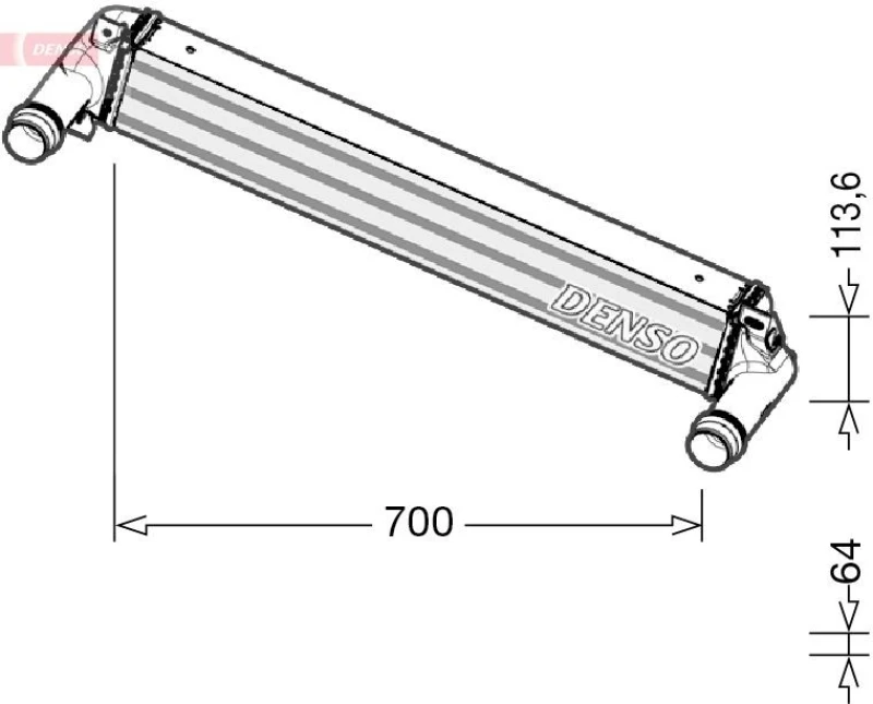 Image of DENSO Intercooler DENSO DIT06010
