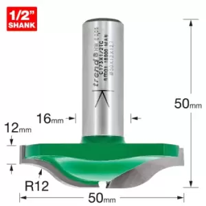 Image of Trend CRAFTPRO Raised Panel Ogee Router Cutter 50mm 12mm 1/2"