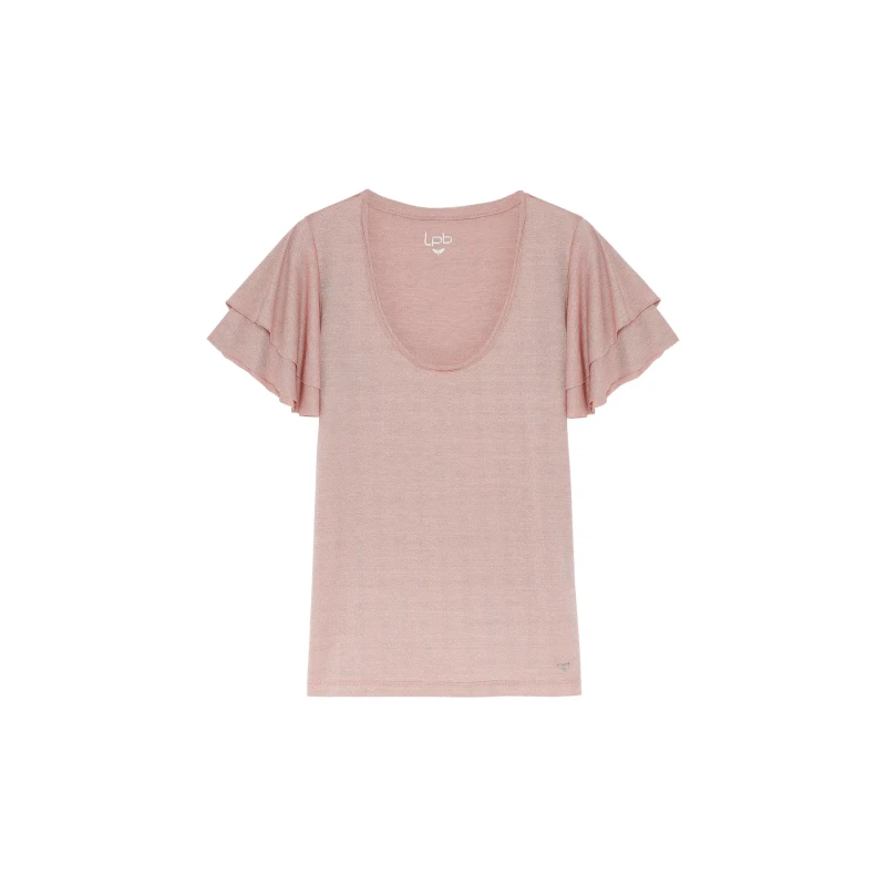 Image of Les Petites Bombes Womens T-Shirt Les Petites Bombes Fetta Rose Female XS