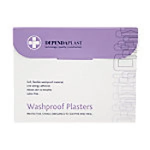 image of Plasters Washproof Dependaplast Assorted Box 100