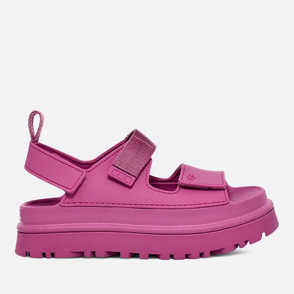 Image of UGG Womens Goldenglow Rubber Sandals - UK 4 Pink Sandals female 1152685-MGS 4