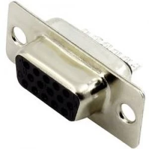 Image of D SUB receptacles 180 Number of pins 15 Solder bucket ASSMANN